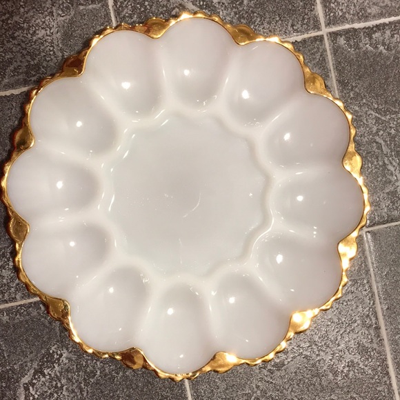 Vintage Other - Oyster or egg plate